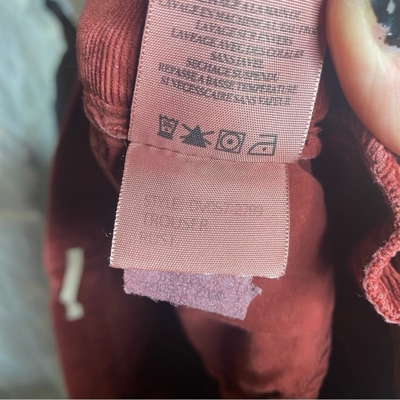 Vince Corduroy Pants Size 30 - Rust Straight-Leg Trousers - Picture 5 of 5